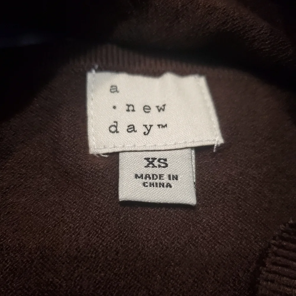 NWT A New Day Women's Brown Intimate Sweater Bralette Tank Top XS